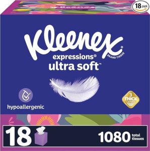 Kleenex Expressions Ultra Soft Facial Tissues for Allergies